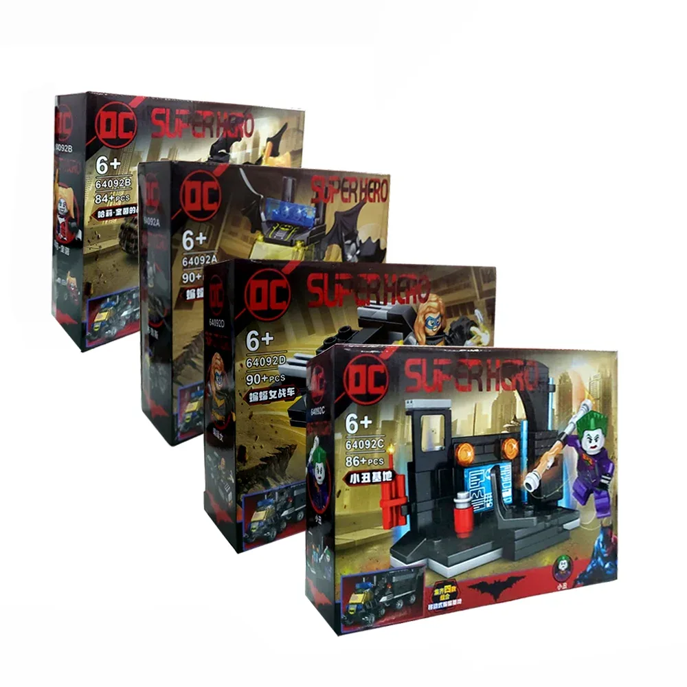 Juguete, bloques de construcción con diseño de dc super hero, variedad de piezas y modelos / 64092