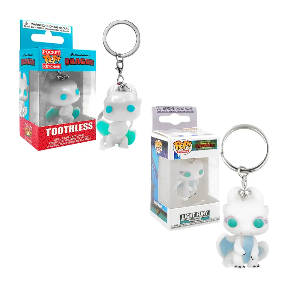 Llavero pop coleccionable con diseño de furia luminosa
