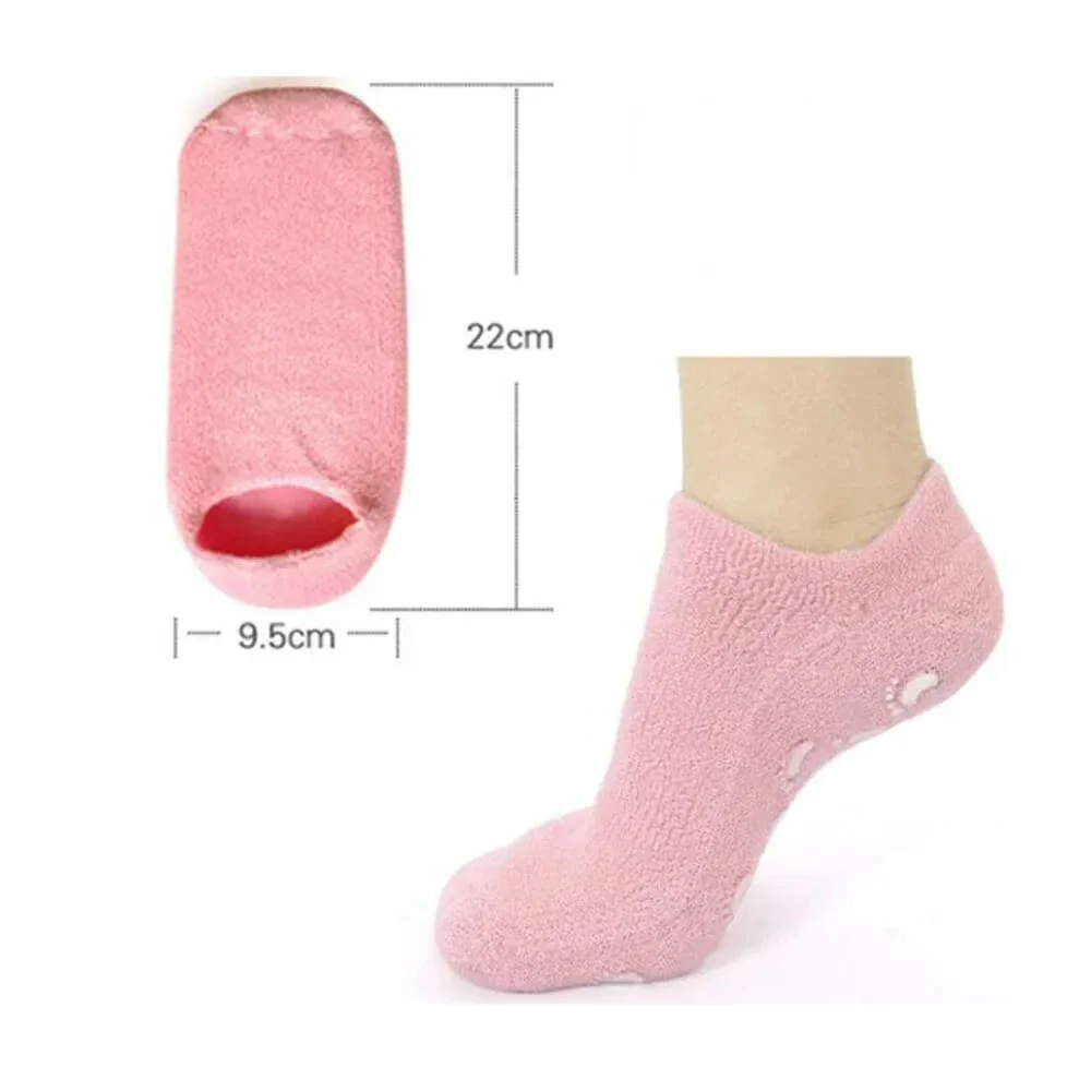 Par de calcetines hidratantes y exfoliantes para baño / 80452