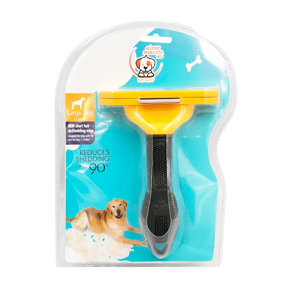 Cepillo tipo peine para mascotas, cerdas metálicas con diseño ergonómico / 73540