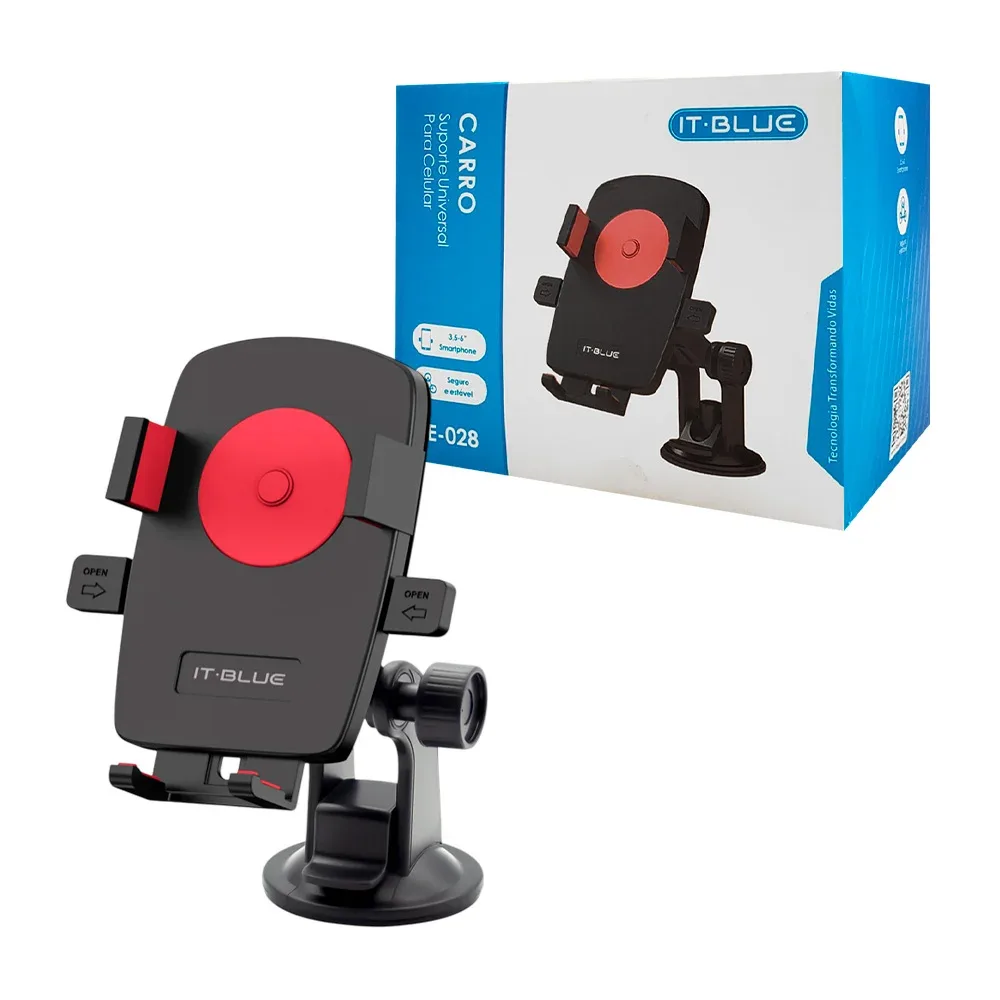Soporte ajustable para celular, con ventosa de seguridad, giro de 360 grados