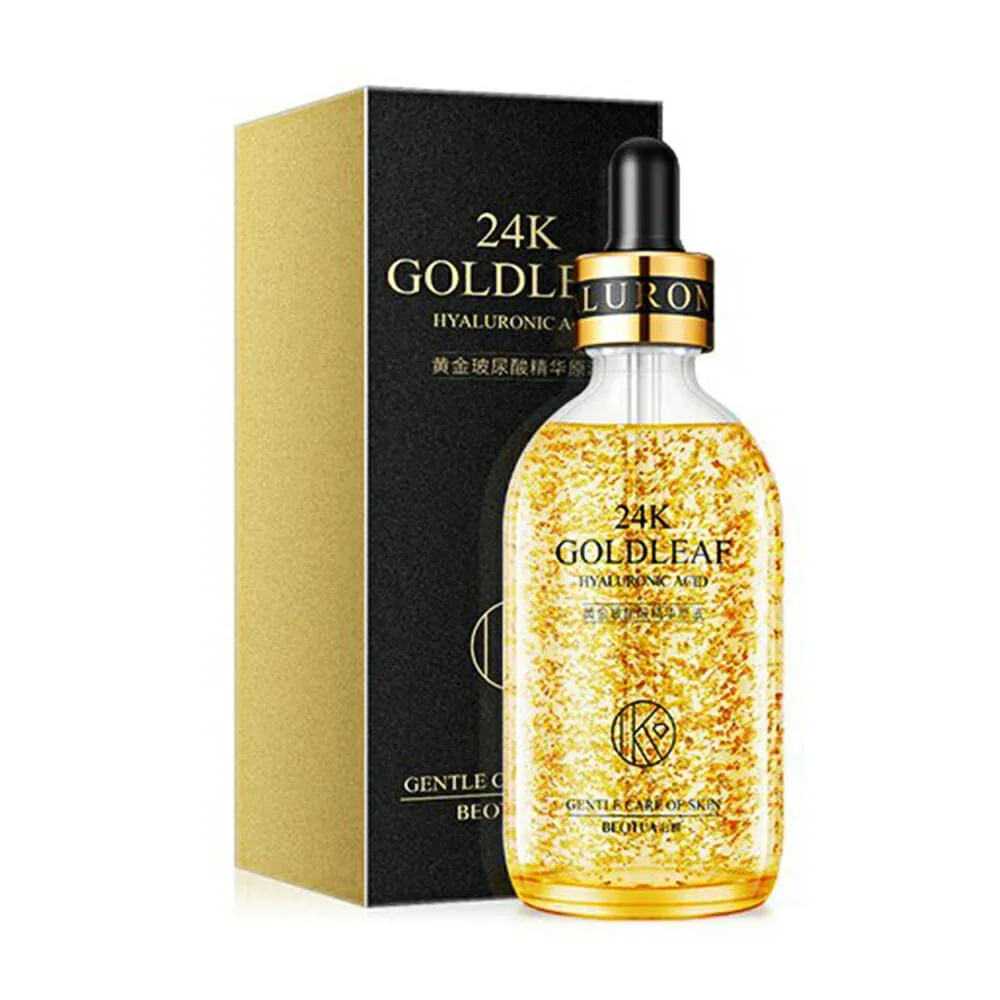Suero facial en gotero con hoja de oro 24k + ácido hialurónico, 100ml / 303978
