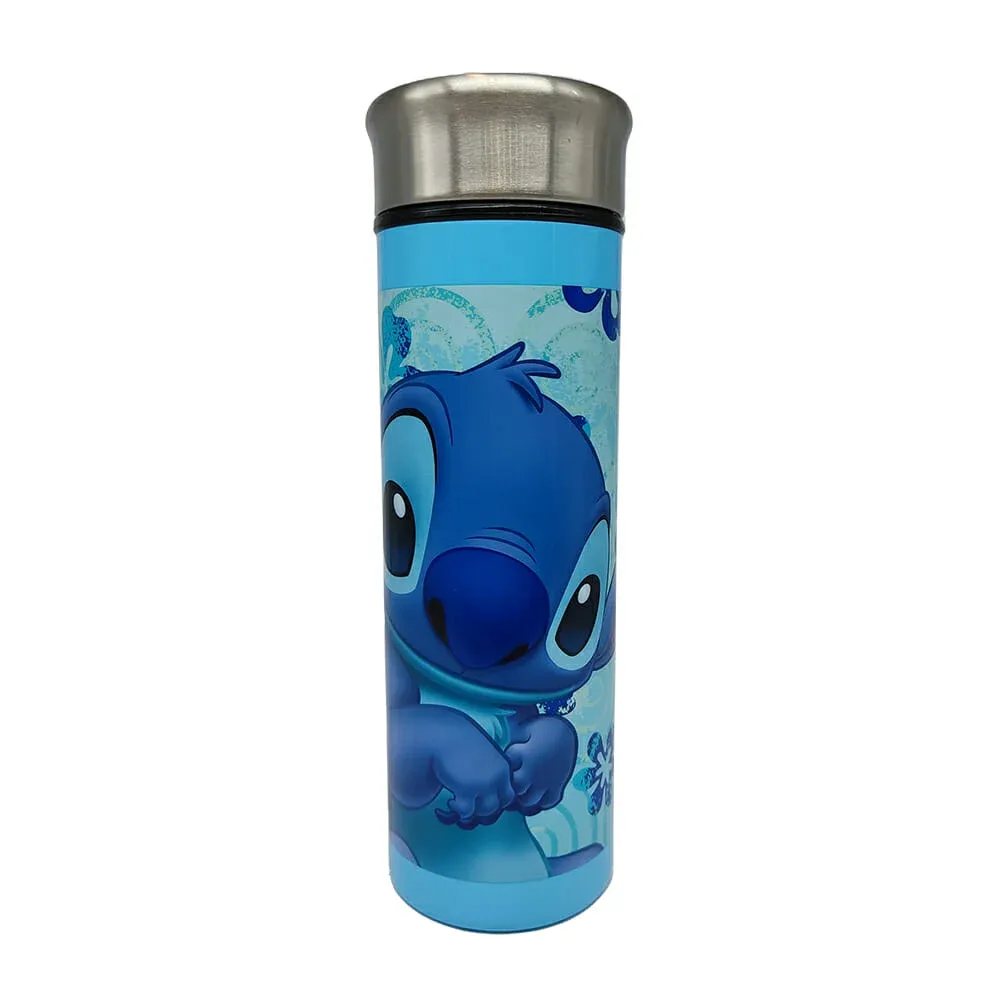 Termo de acero inoxidable con doble pared 430ml. diseño de stitch