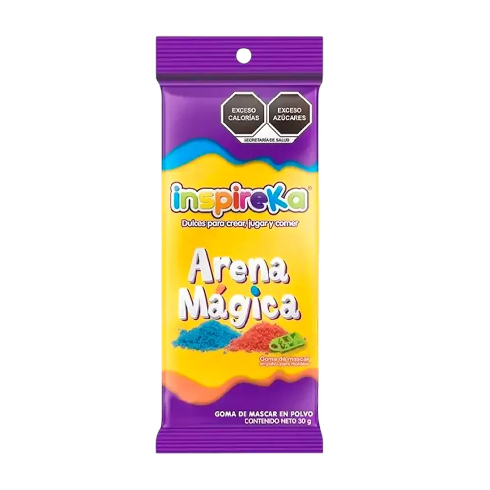 Chicle - arena mágica en polvo sonrisc inspireka de 30g / 003457