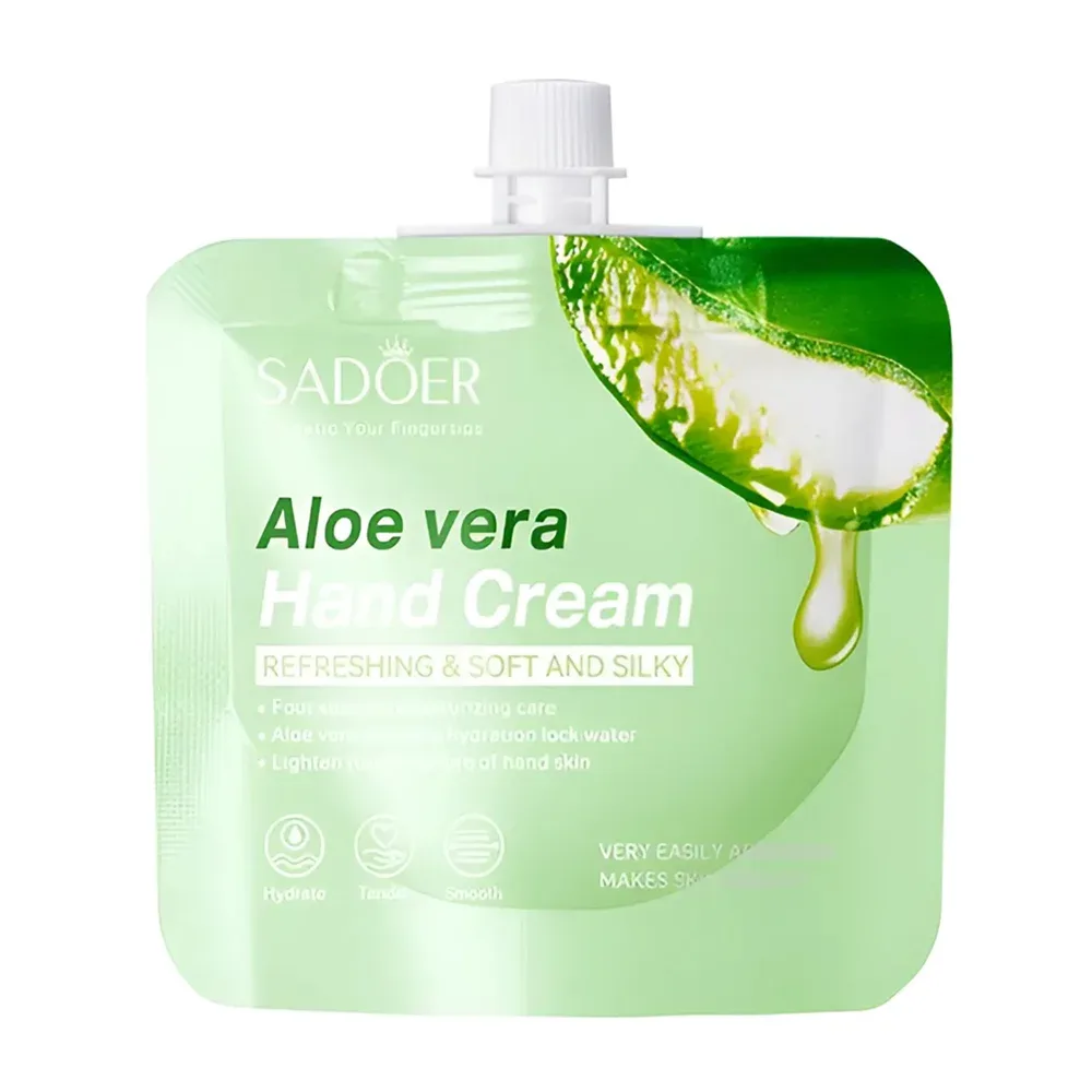 Mini crema humectante para manos con aloe vera, para suavizar la piel, 30g