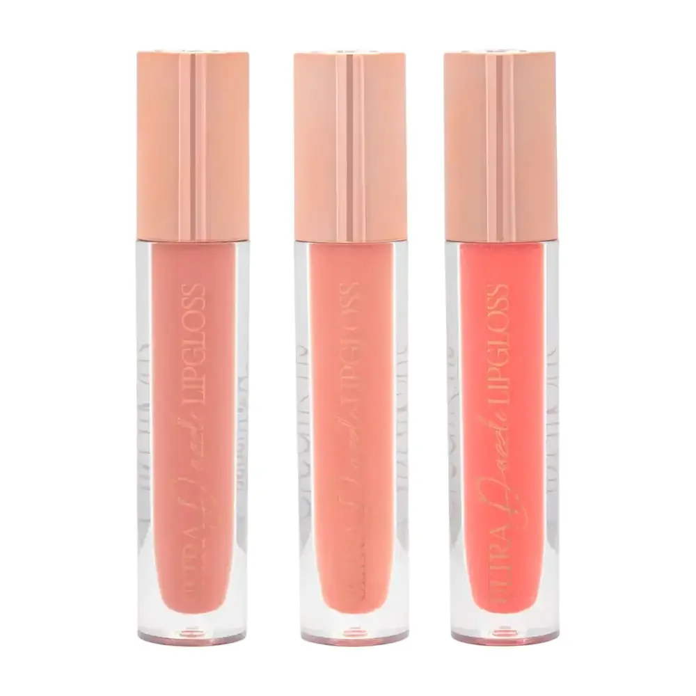 1pza brillo labial ultra dazzle lipgloss en tonos mate o glitter, 3g, variedad de tonos