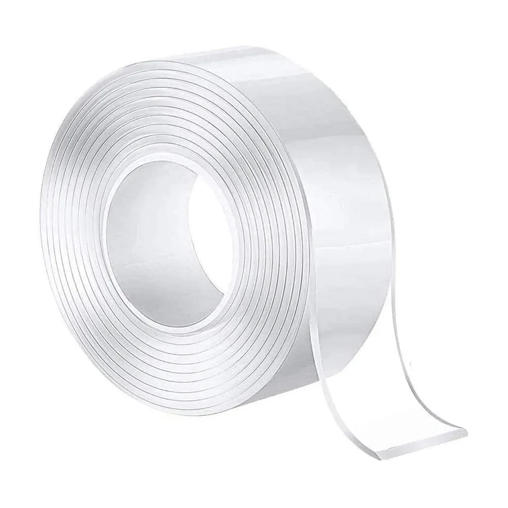 Cinta de gel doble cara transparente de 5 metros con grosor de 2mm / 3cmx5mx2mm