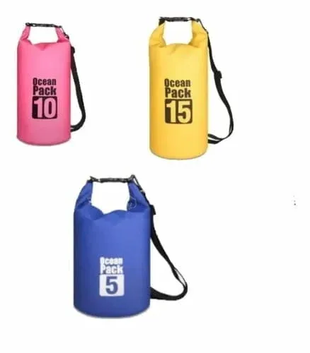Bolsa reutilizable con asa y capacidad de 15 litros, variedad de colores / fs-15l