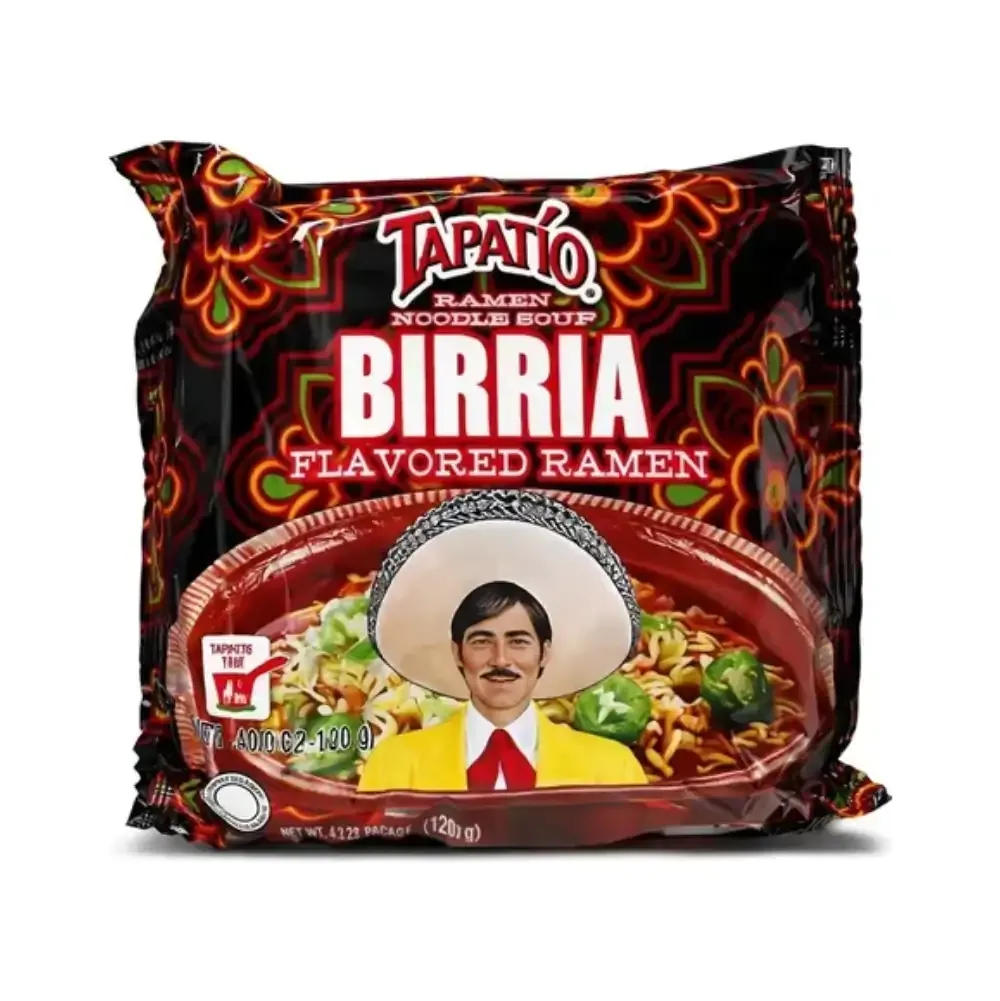 Ramen instantáneo tapatío, fideos condimentados sabor birria, 120g / 105320
