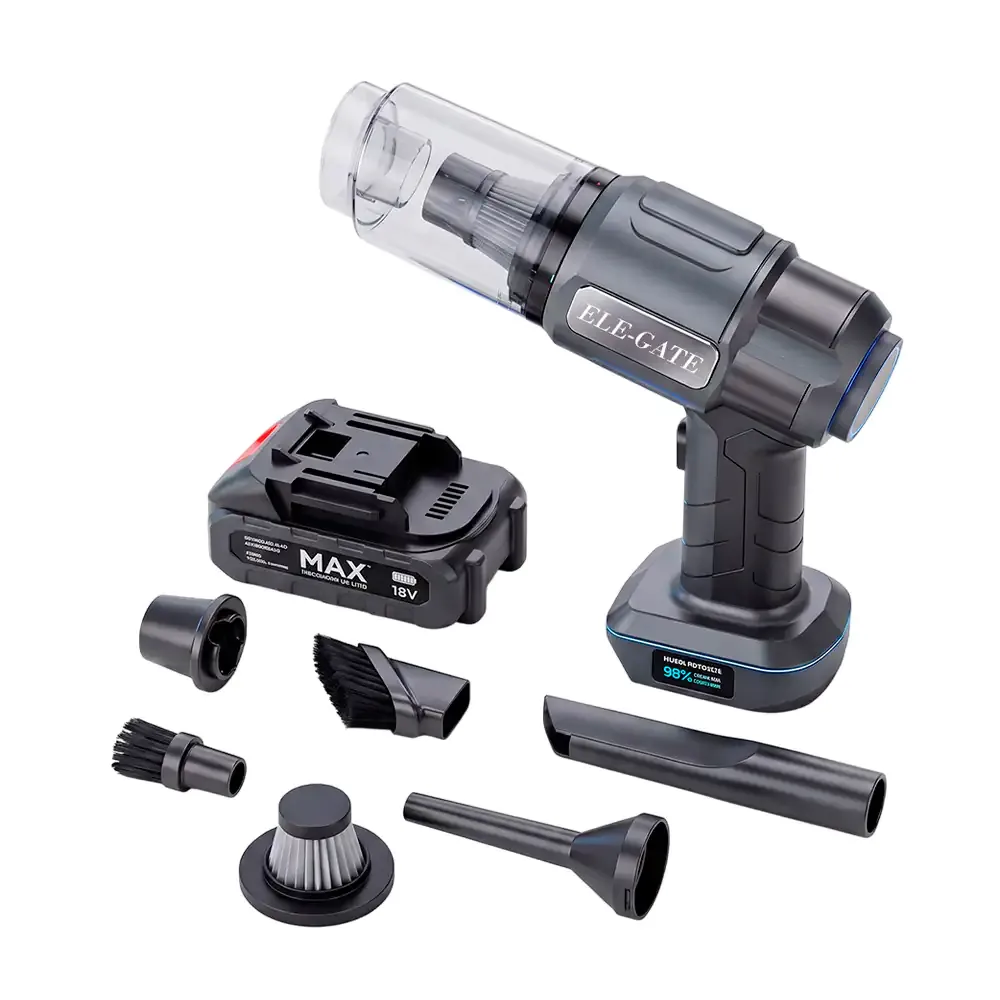 Aspiradora inalámbrica para coche con batería recargable + accesorios / hog.wxyj20