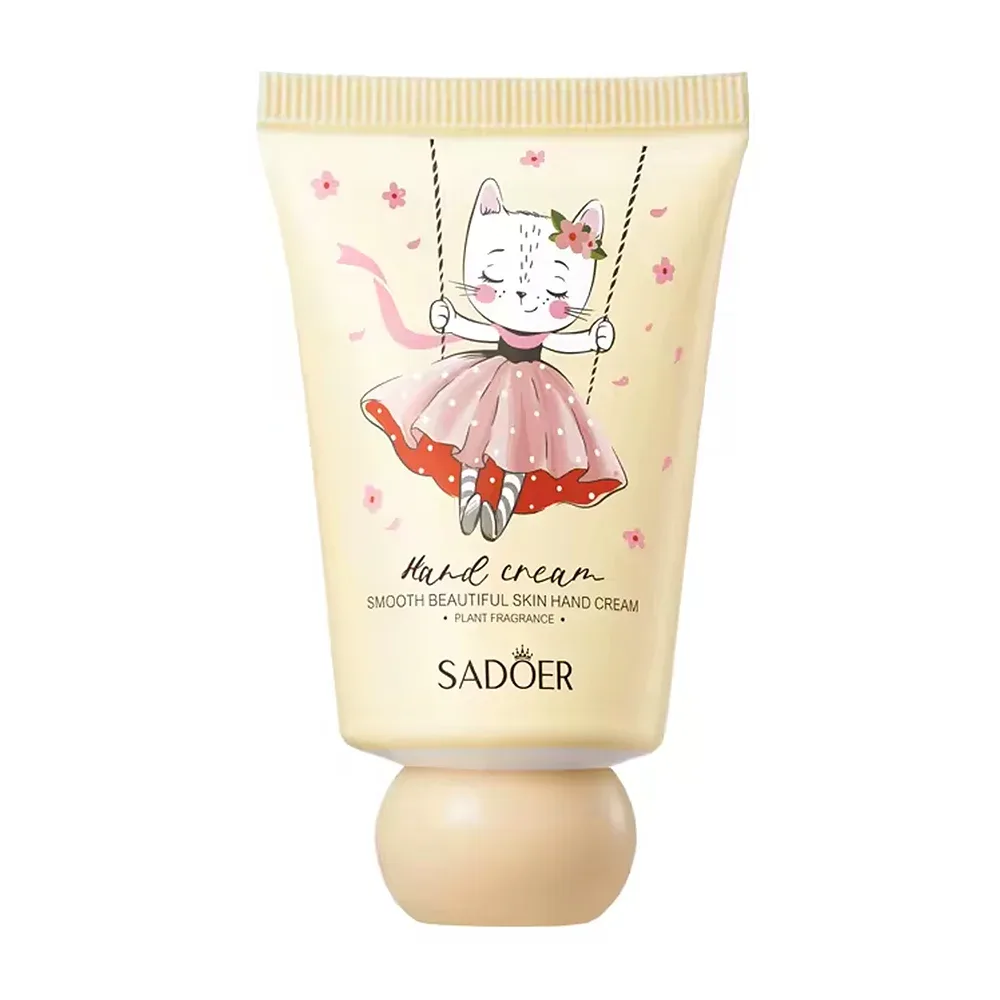 Mini crema para manos con fragancia suave y estampado de gatita, 40g / sd09449