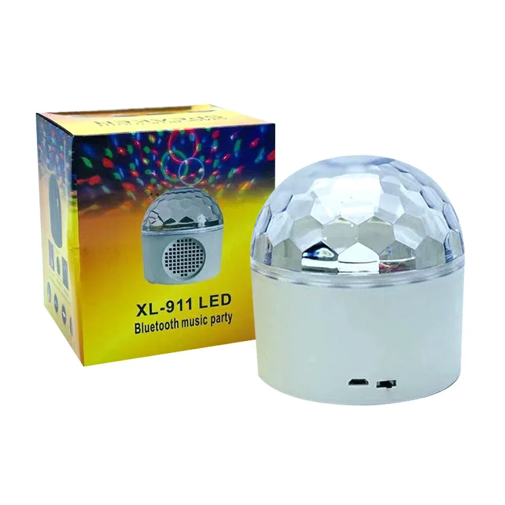Lámpara proyectora de luz led con bocina bluetooth / 01334 / xl-911 led