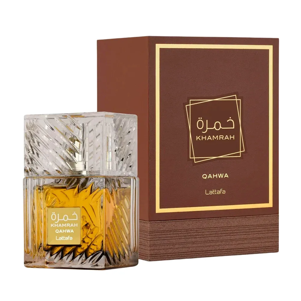 Perfume khamrah qahwa lattafa café en spray con fragancia unisex, 100ml / b047