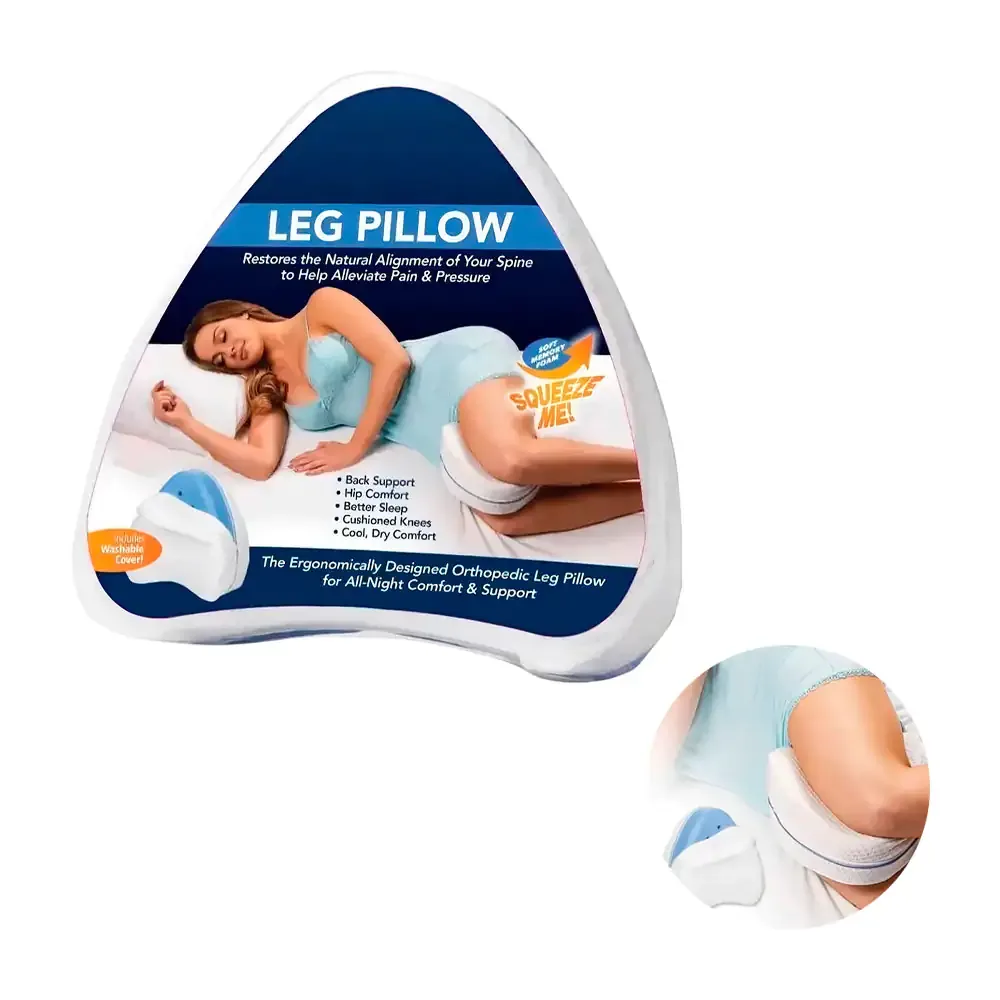 Almohada ortopédica confort para descanso de piernas y rodillas / sf-77