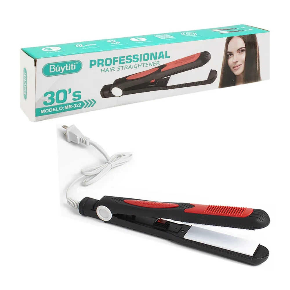 Plancha para el cabello, placas de cerámica, apagado de seguridad, variedad