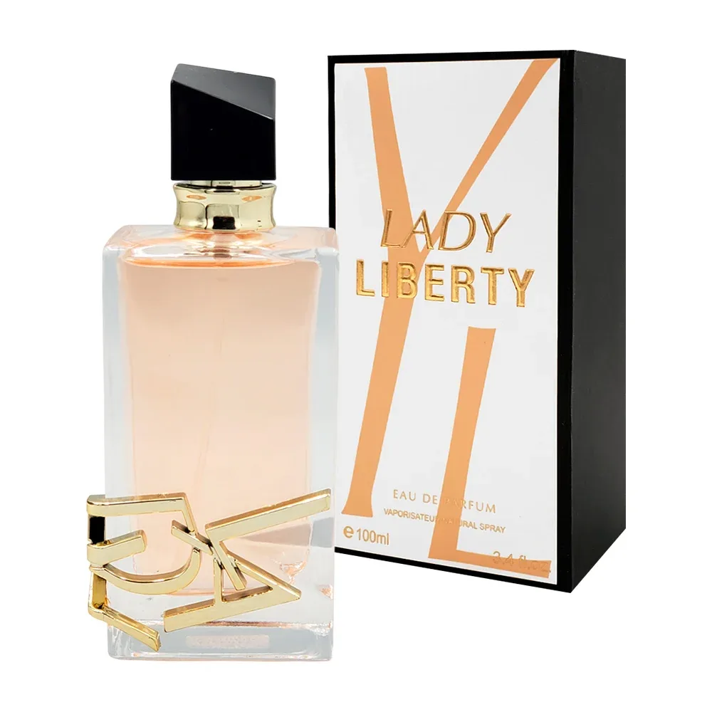 Perfume lady liberty, 100 ml en spray con fragancia para dama, eau de parfum