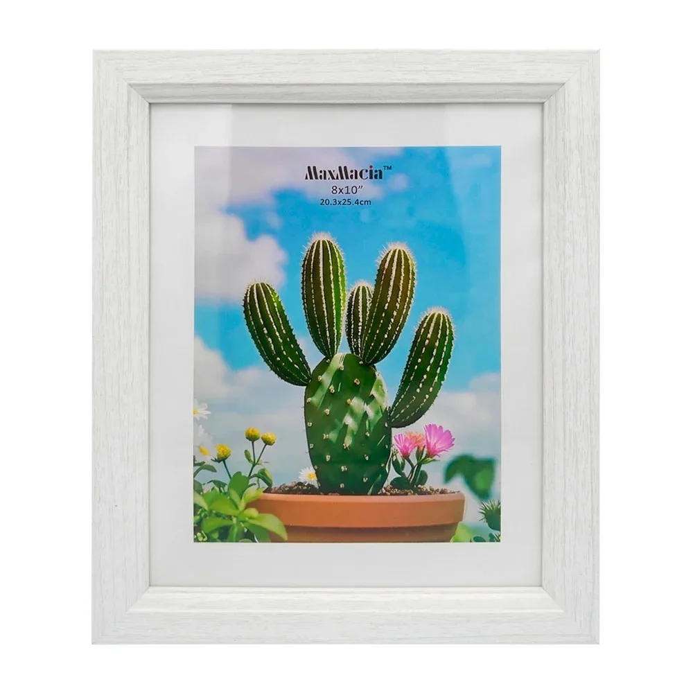 Portarretrato de madera con diseño clásico, 20.3x25.4cm, variedad de colores
