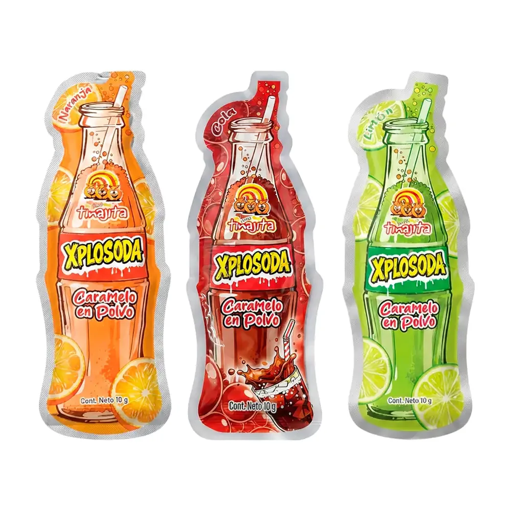 1pz Xplosoda tinajita caramelo en polvo variedad de sabores 10g / 537614