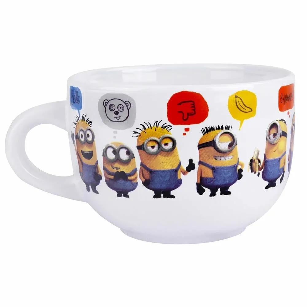 Taza de cerámica jumbo con diseño de minions 554-22101