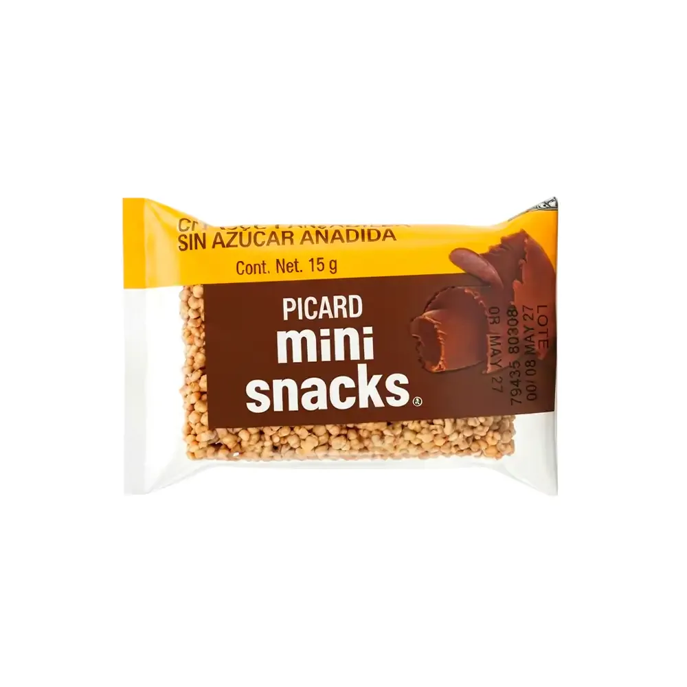 1pz sobre barra picard de chocolate con leche y amaranto 15g / 900841