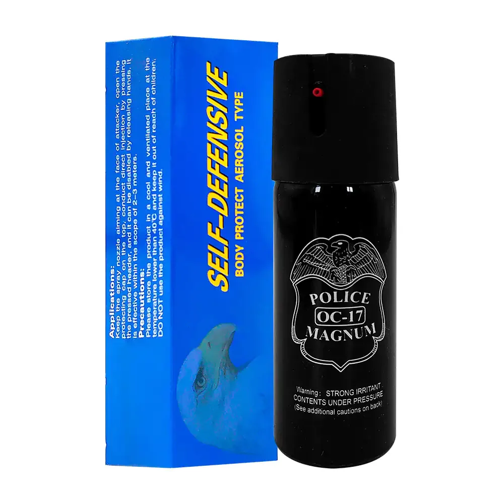 1pza gas pimienta mediano para defensa personal, 60ml / oc-17 / g5-02