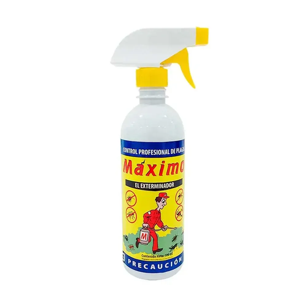 Insecticida en spray para control profesional de plagas 1000ml / máximo el exterminador / p215