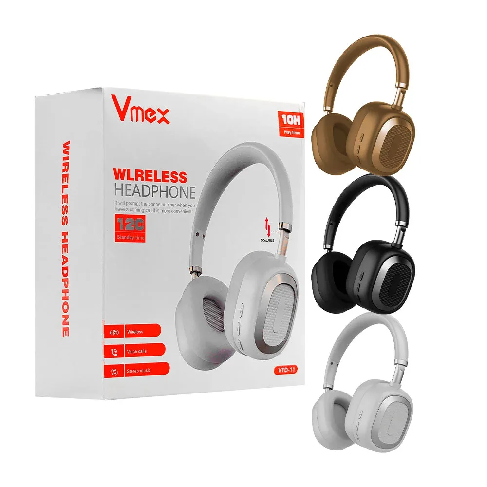 Audífonos vmex, manos libres, inalámbricos con sonido estéreo, variedad