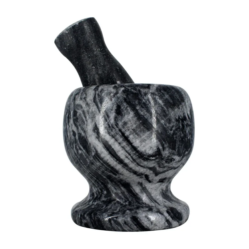 Mortero molcajete de piedra 10x11cm / ro-16467b