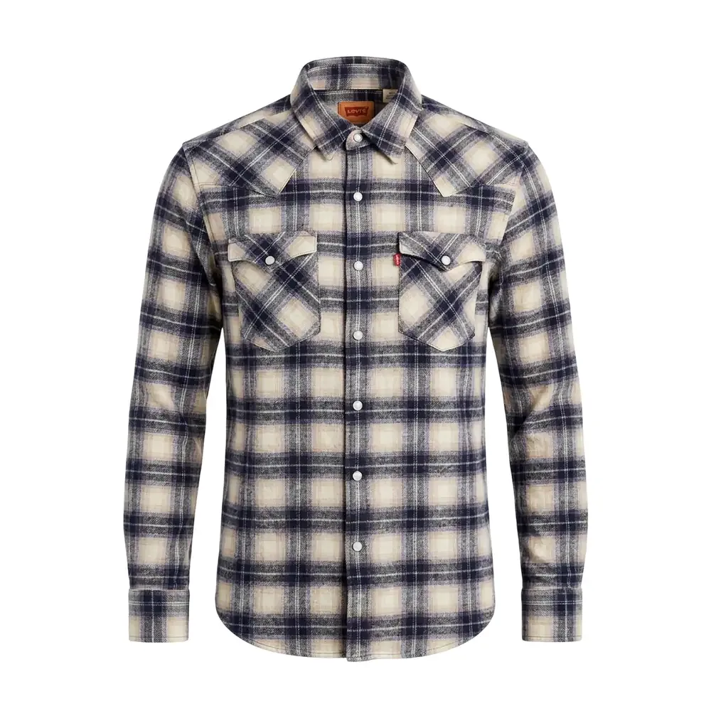 Camisa levis original de franela estampado de cuadros, detalles variedad