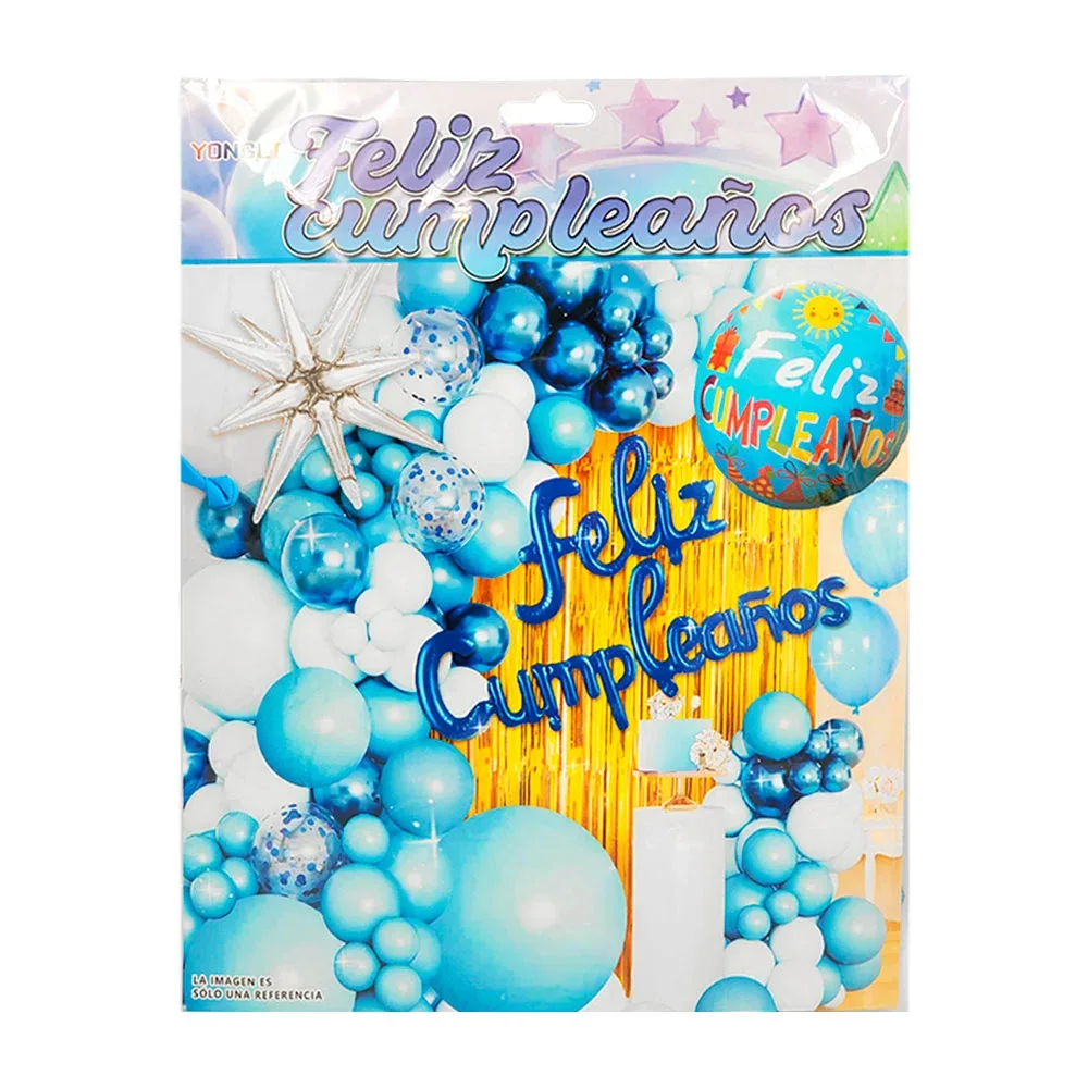 Kit decorativo para fiesta de feliz cumpleaños con 44pcs / yongli / ygli-92899