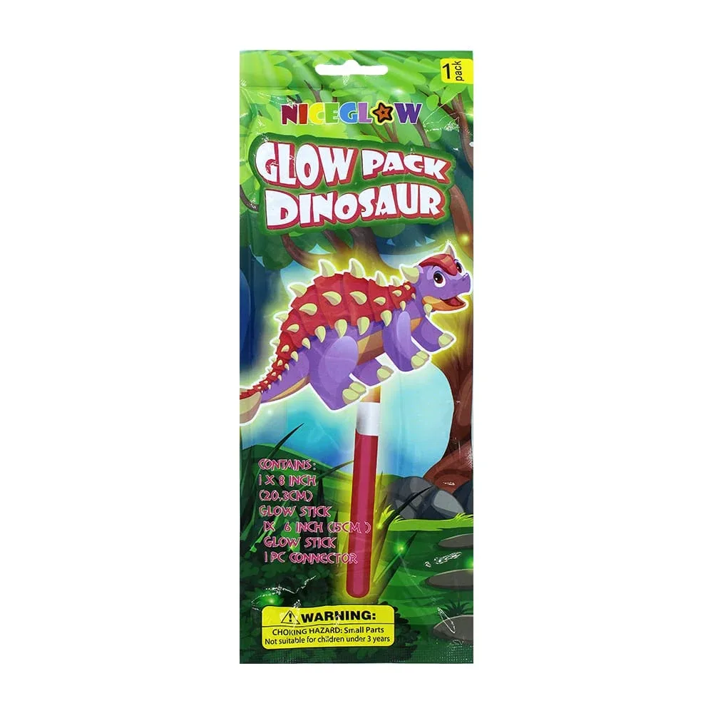 Barra de luz neón para fiesta plegable con figura en forma de dinosaurio, variedad de diseños / bt-ygb22