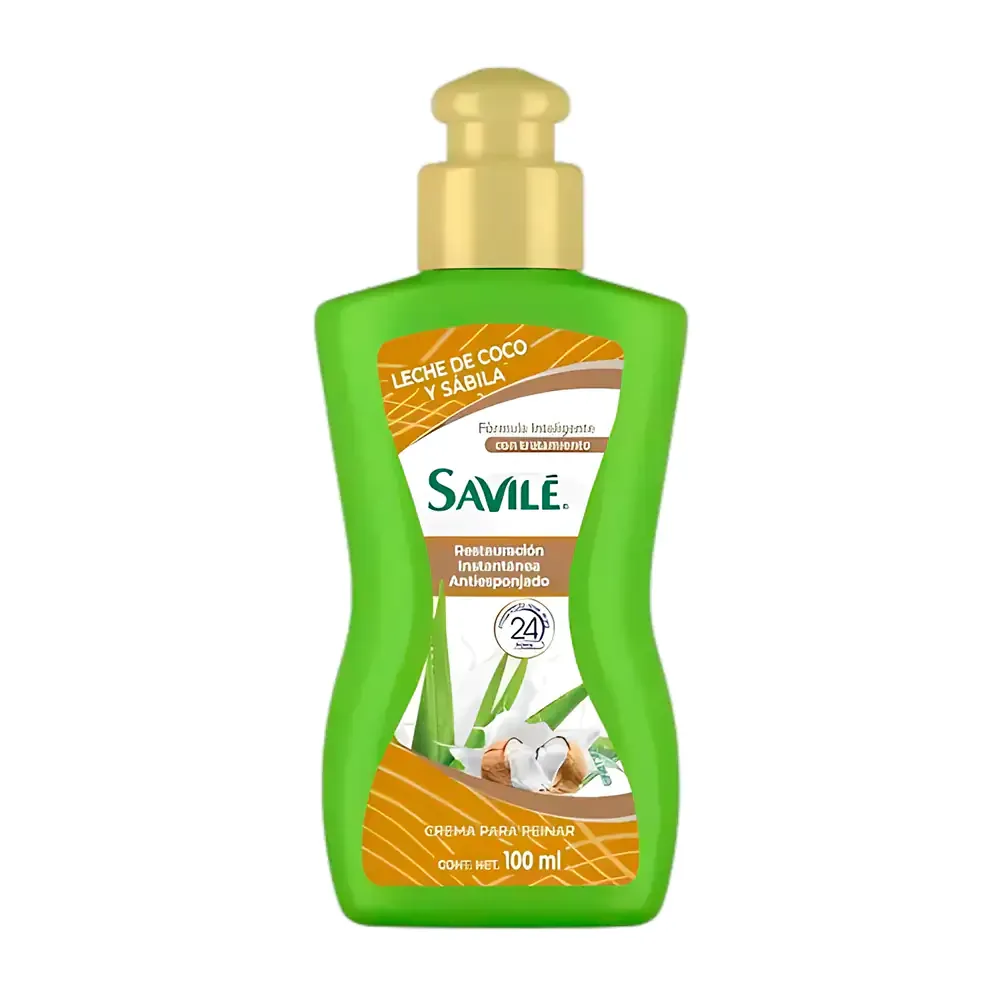 Crema para peinar, savile restauración instantánea antiesponjado con sábila y coco, 100ml / 215474
