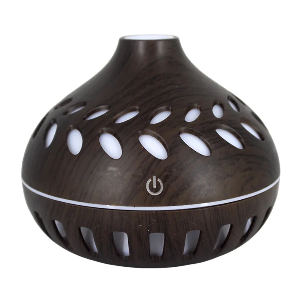 Humidificador h2o efecto madera con luz led y capacidad de 200ml, variedad de colores / 11934