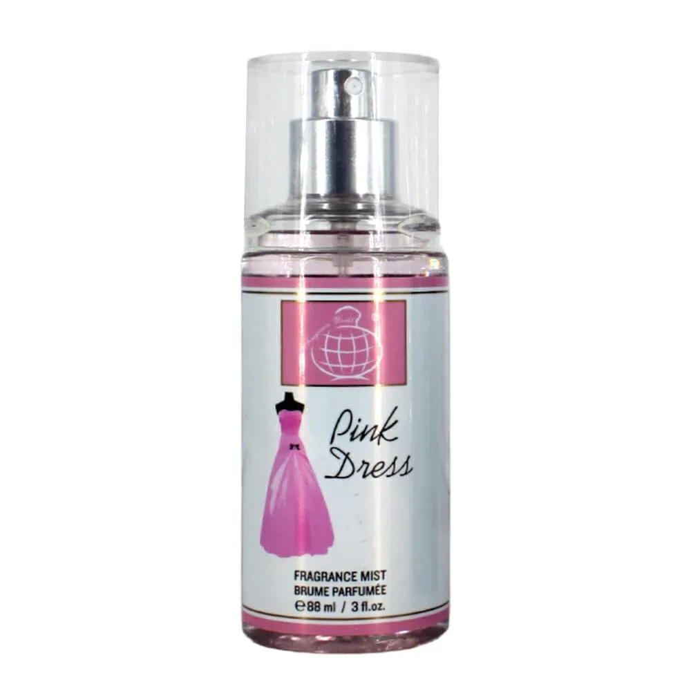 1pza Perfume fontela pink dress con fragancia para mujer 88ml / 099-4