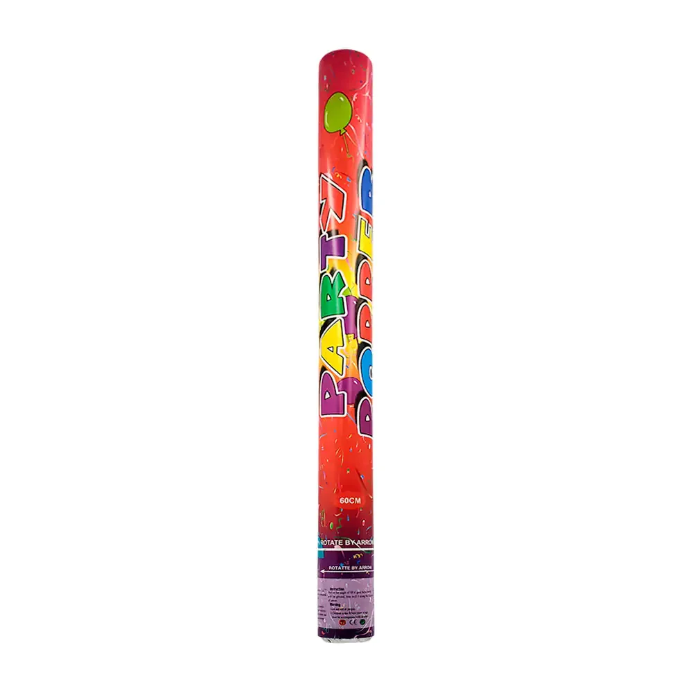 Bazuca / cañón lanza confeti party popper de 60cm aprox / f6231