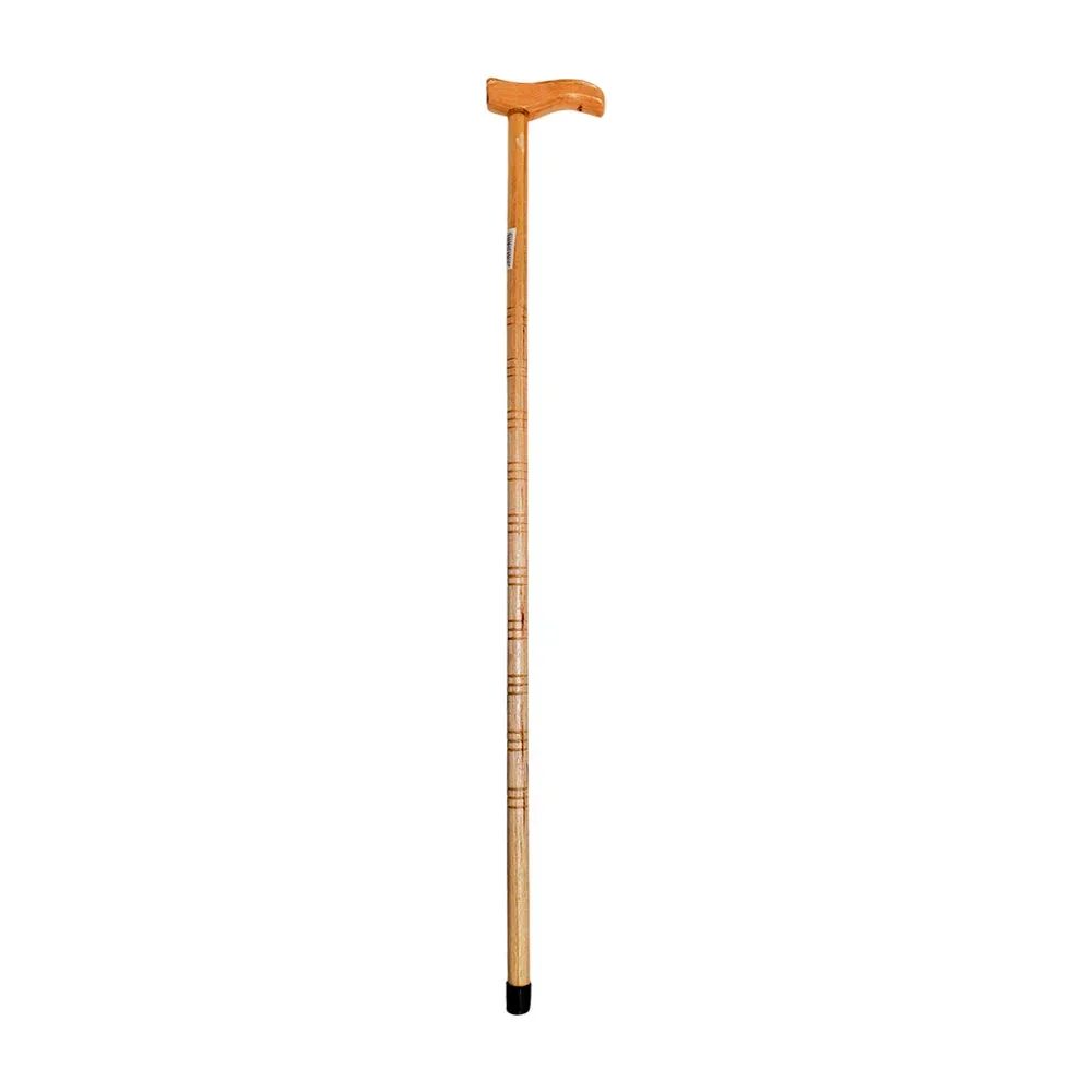Bastón de madera, antideslizante con diseño ergonómico, 89cm / hw52638