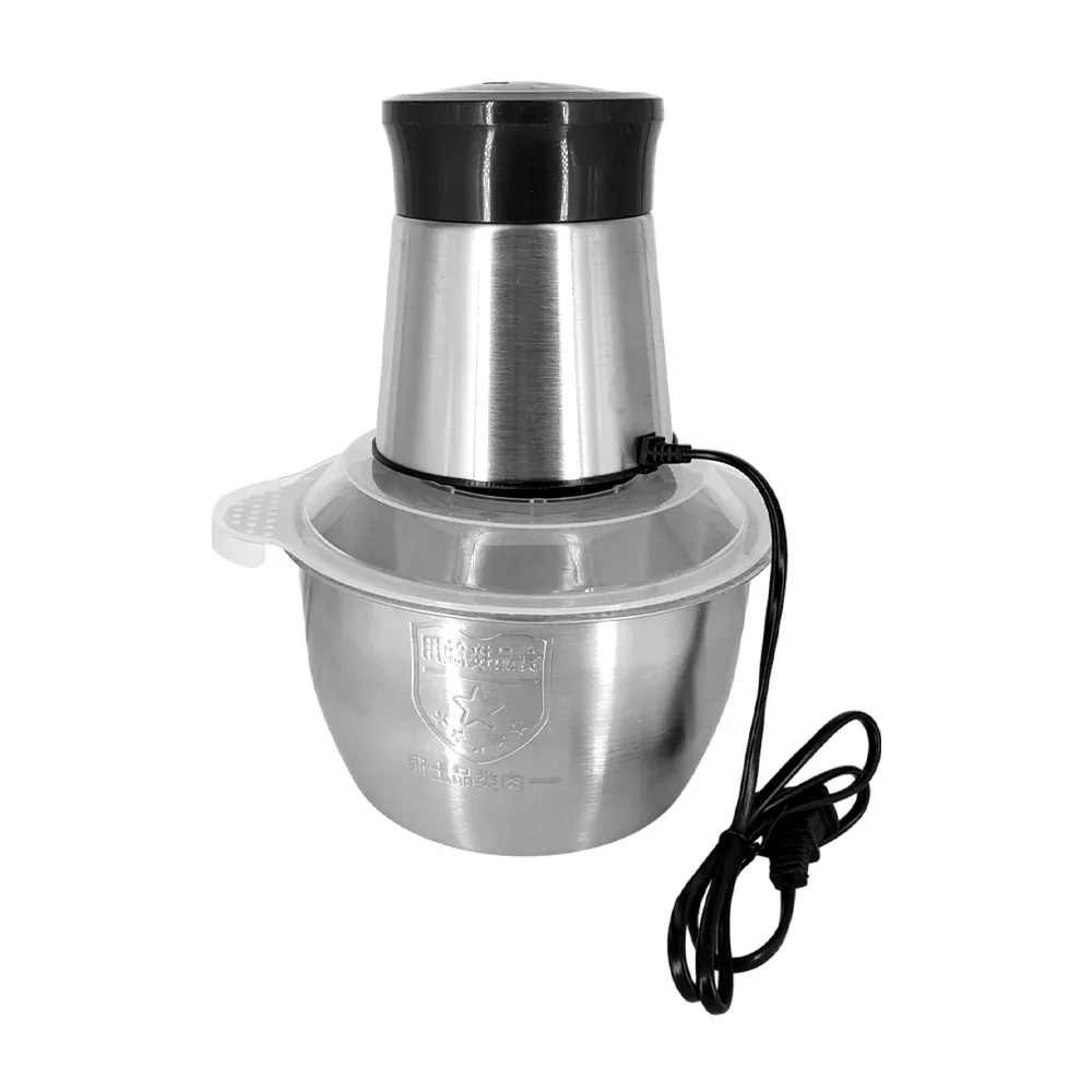 Procesador cortador metálico eléctrico para alimentos con capacidad de 2l / food processor