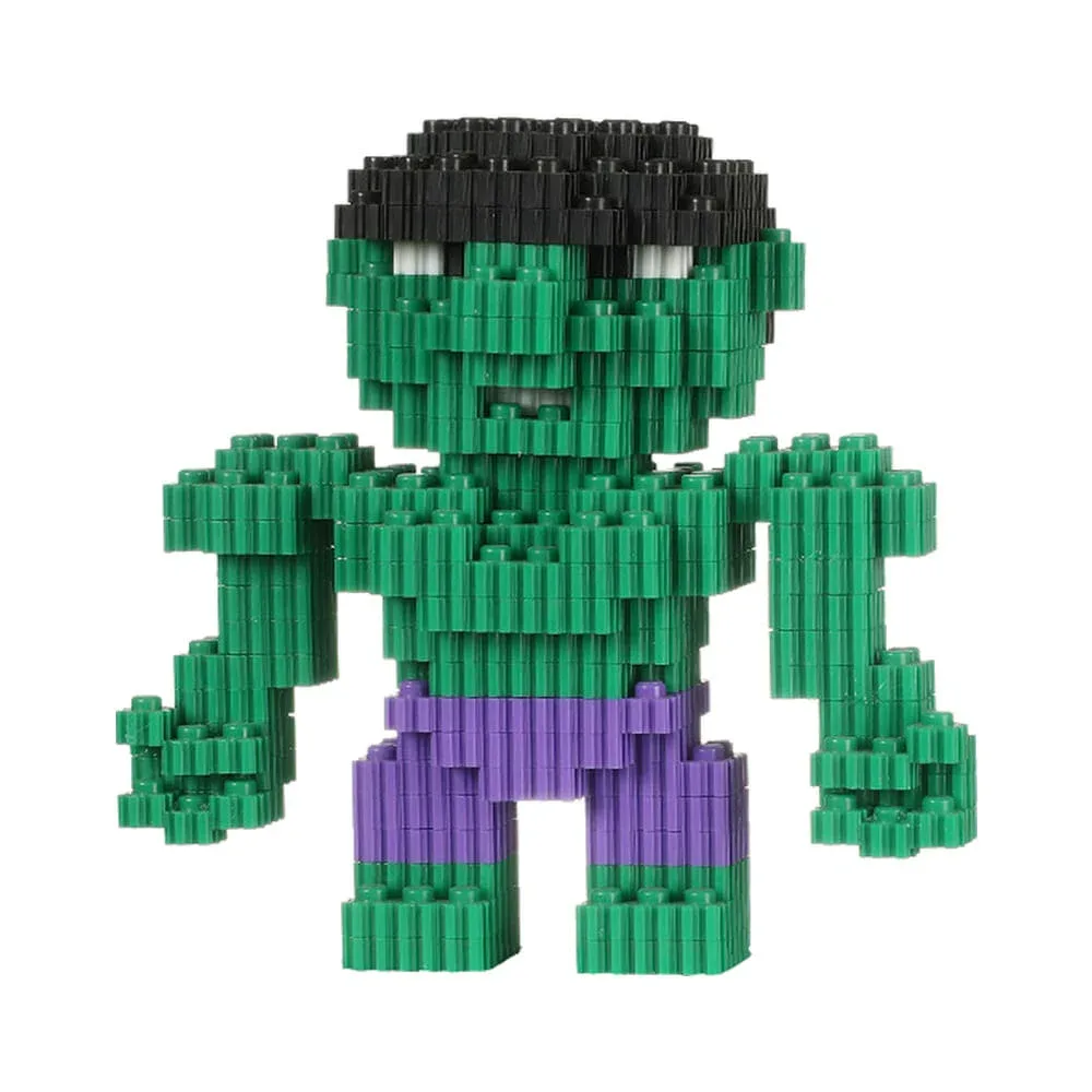 Juguete armable duz magic block de 682 piezas de bloques para armar figura en forma de hulk / 6033