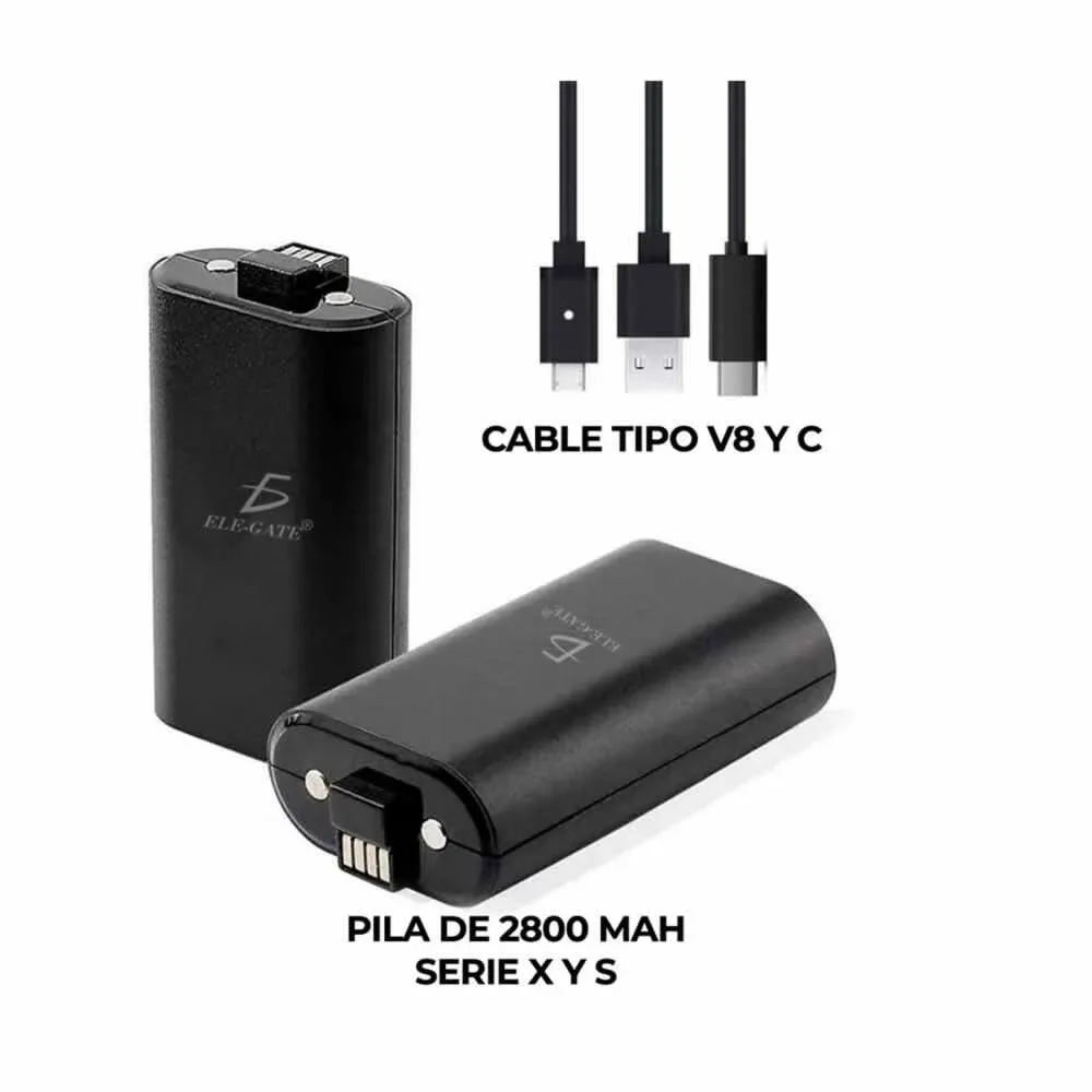 Batería compatible con control xbox one s y x recargable ch.gm.06.s
