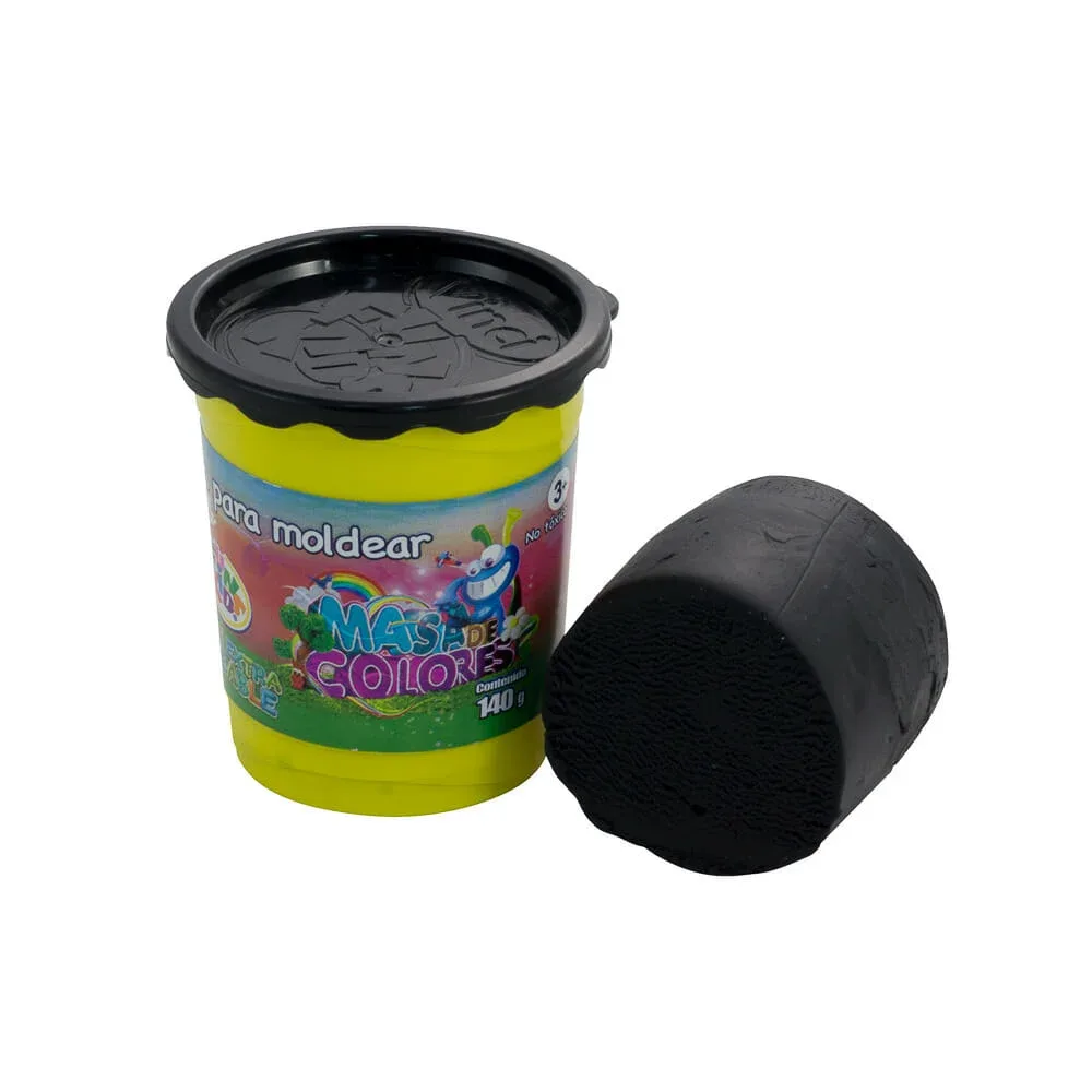 1pza Masa extra moldeable vinci con textura suave de color negro 140g / 607474