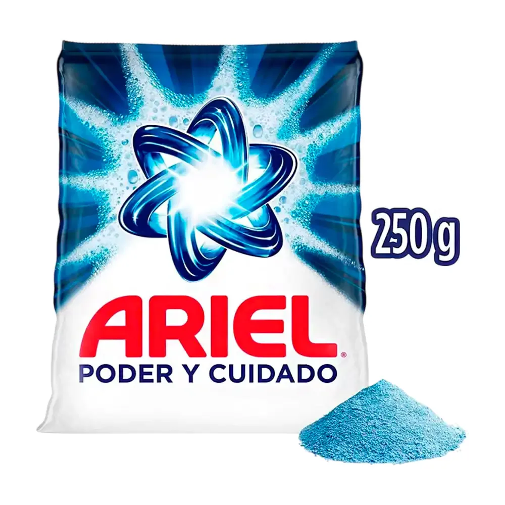 1pz Detergente en polvo ariel para ropa de 250g / ariel.250