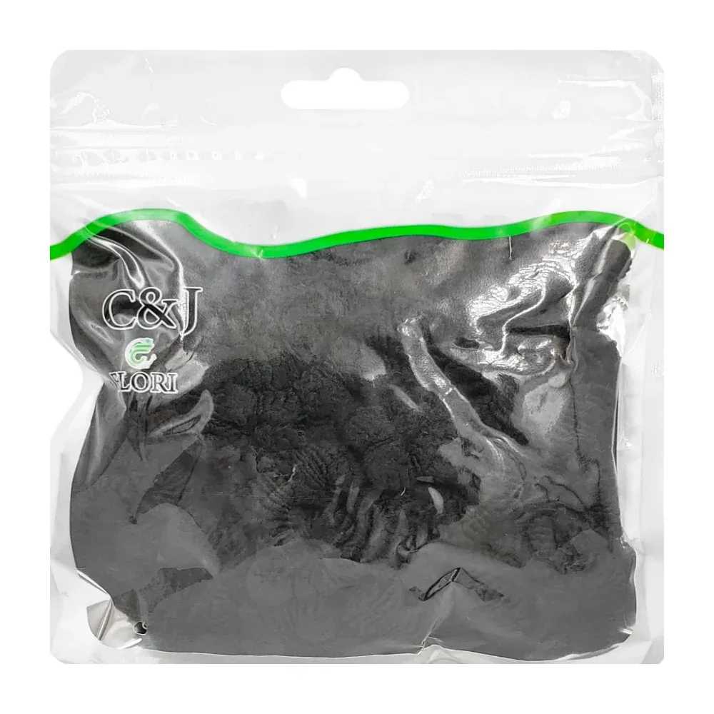 Paquete con 50 donitas / ligas para el cabello, variedad de colores y diseños