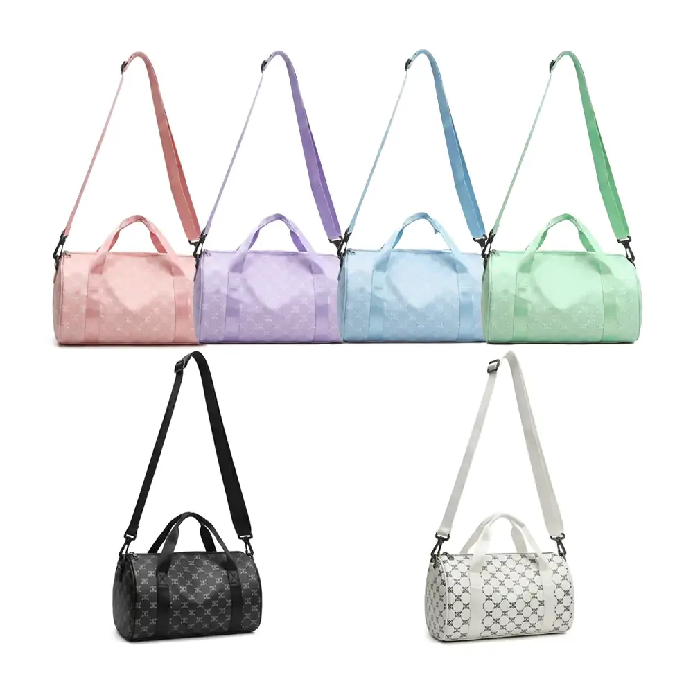 Bolsa tipo maleta de viaje, plegable, múltiples compartimentos, estampado