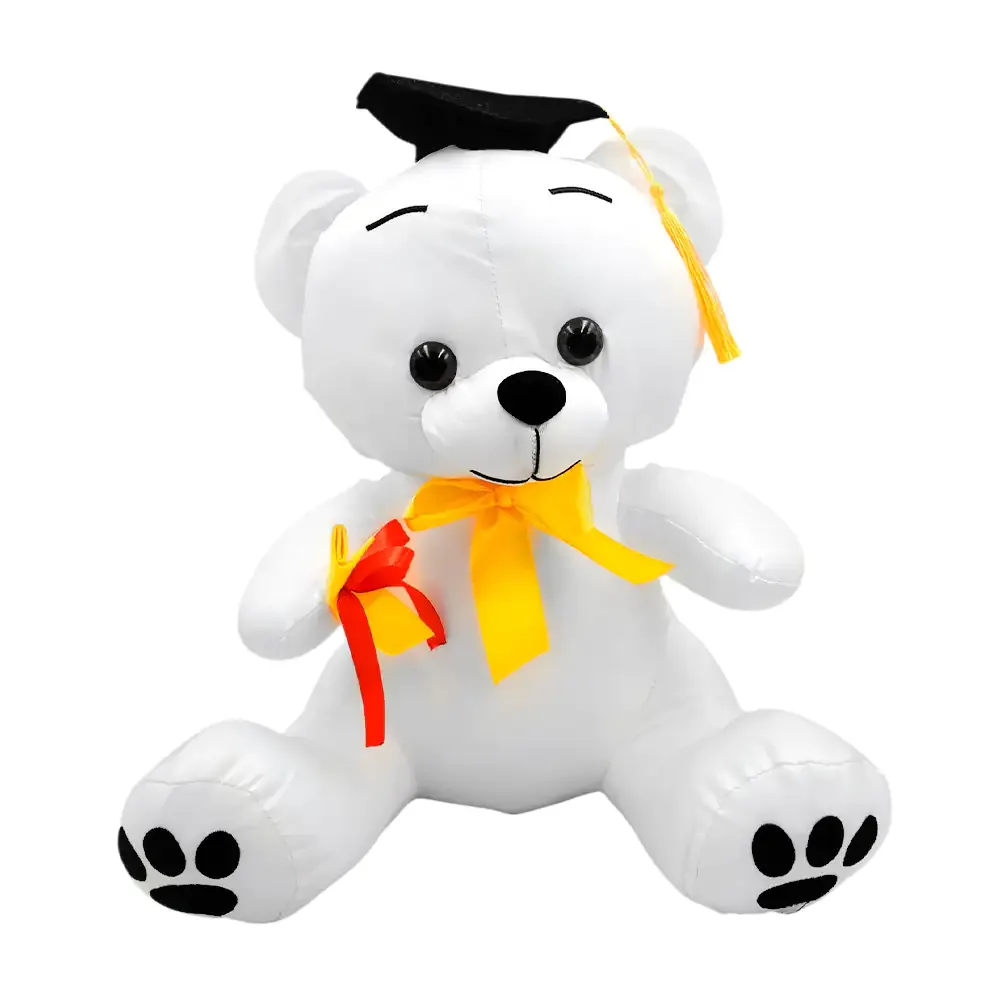 Peluche oso de graduación con moño + pergamino, ideal para escribir dedicatorias