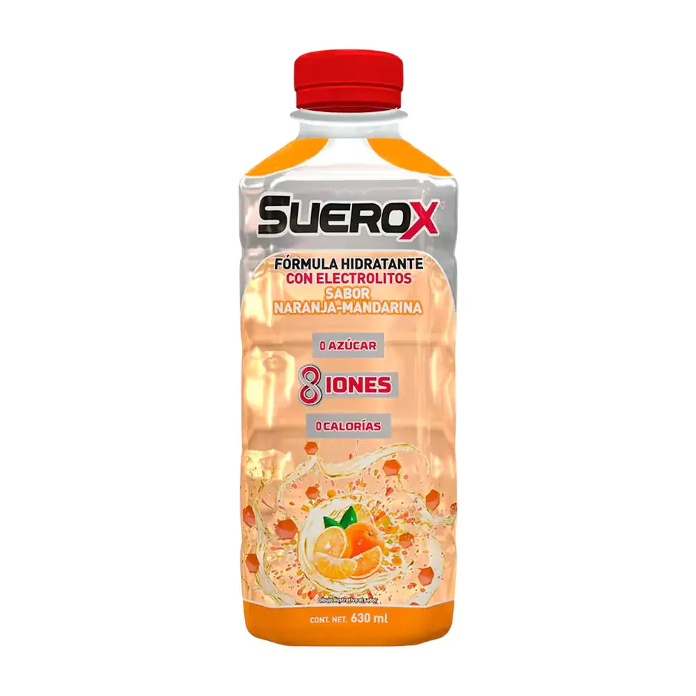 Bebida hidratante suerox sabor naranja mandarina 630ml / 032301