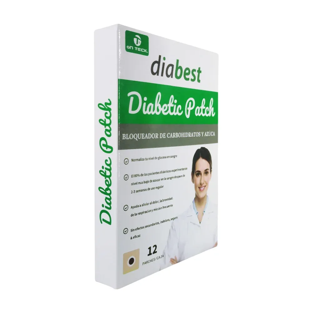 Paquete 12 parches bloqueadores de carbohidratos y azúcar para diabéticos / diabetic patch / 13070