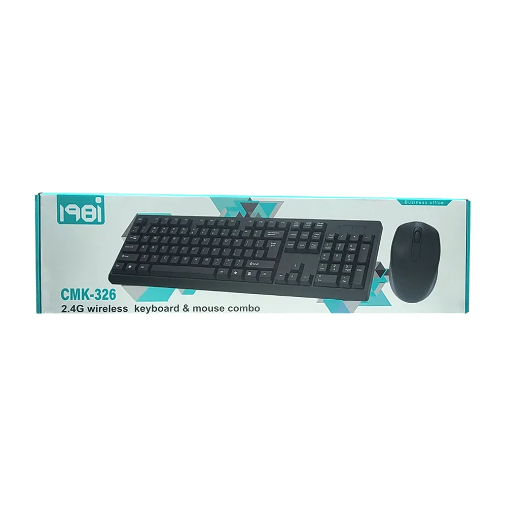 Kit teclado y mouse combo 2.4g wireless 198i / cmk-326