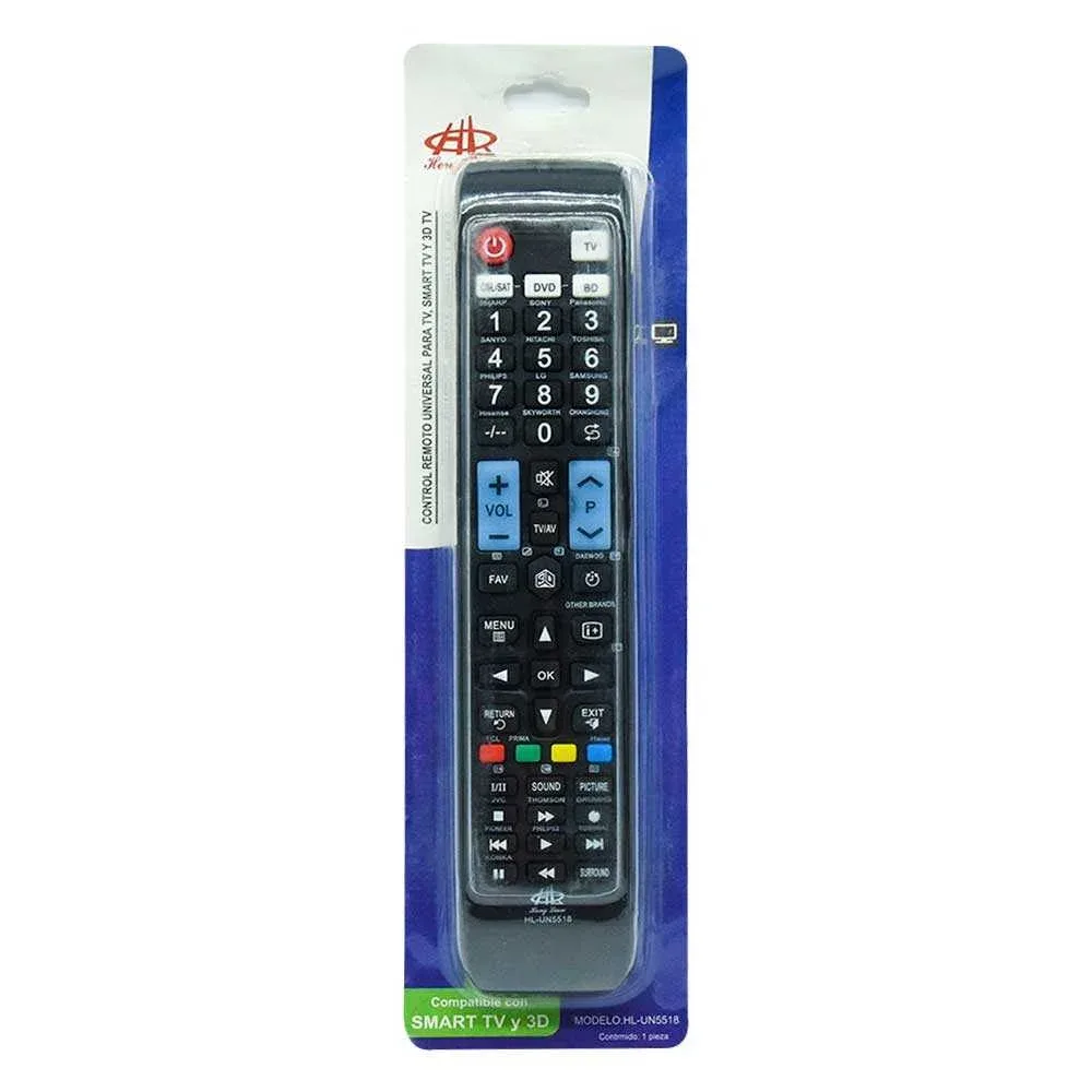 control remoto, control universal lado inferior