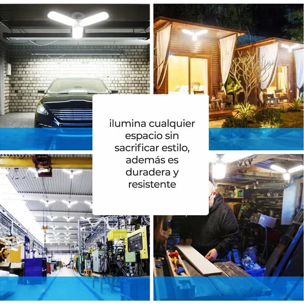 Foco led 30w tipo ventilador