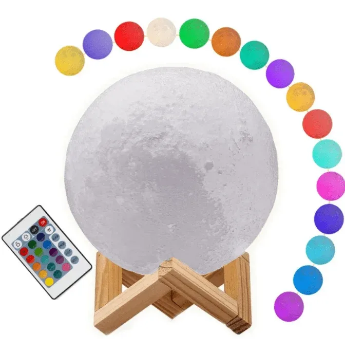 lampara de luna colores